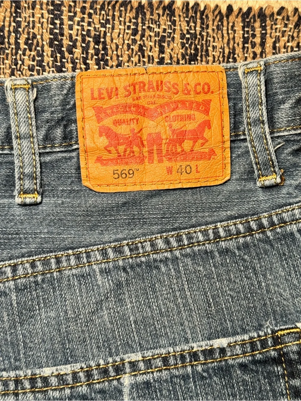 Levi's Men's Blue Denim Jean Shorts